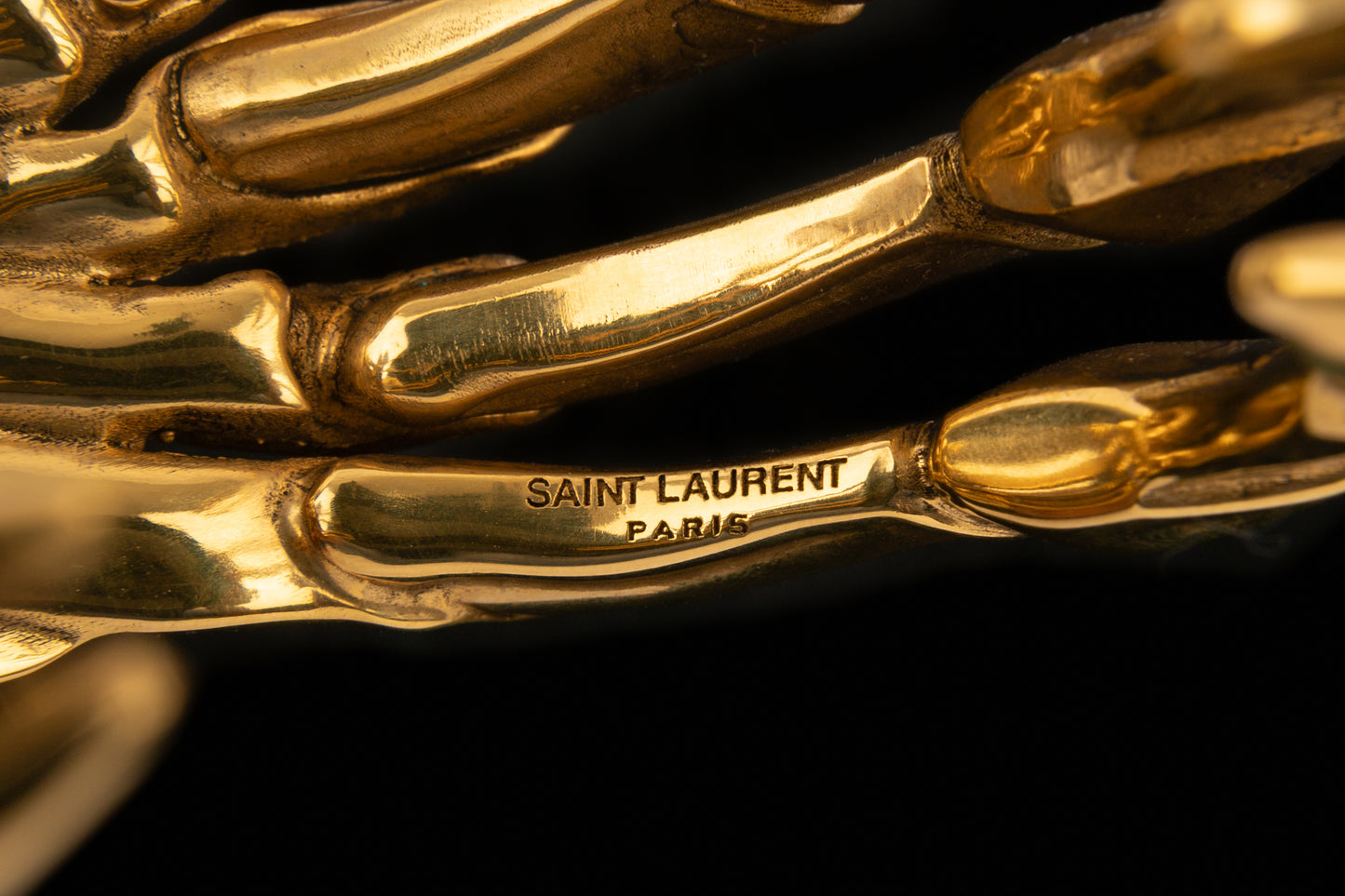 Bracelet manchette "Crabe" Saint Laurent