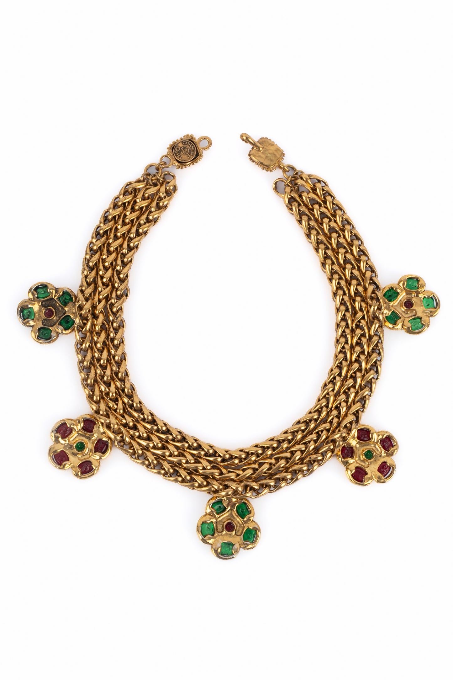 Collier fleurs Chanel 1984