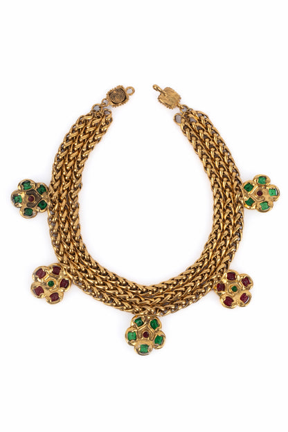 Collier fleurs Chanel 1984