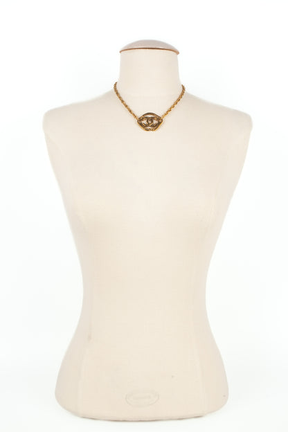 Collier médaillon Chanel