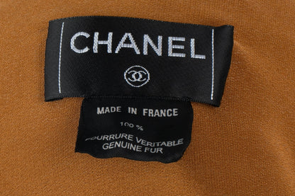 Grande étole en fourrure Chanel