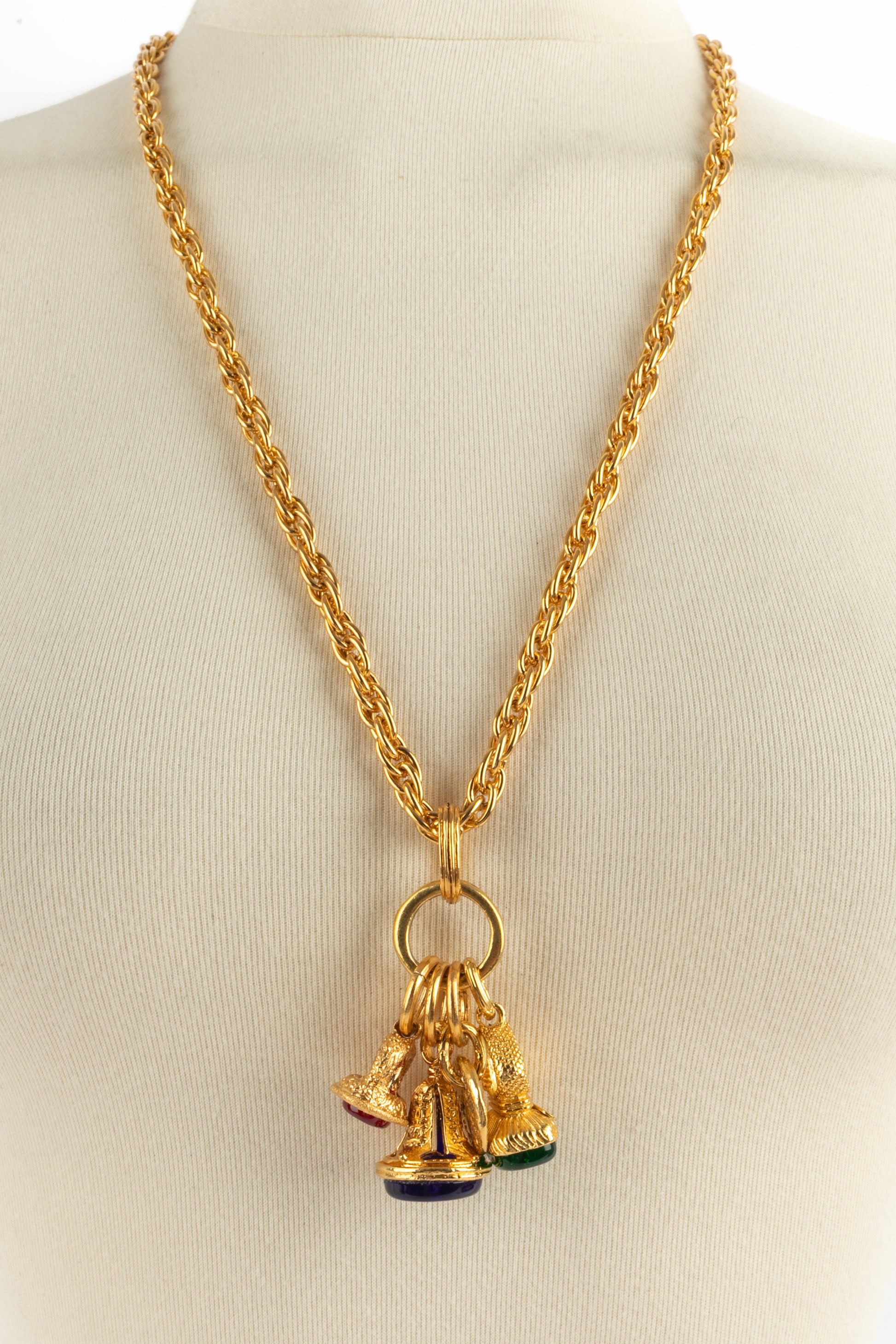 Collier "sceau" Chanel 1993