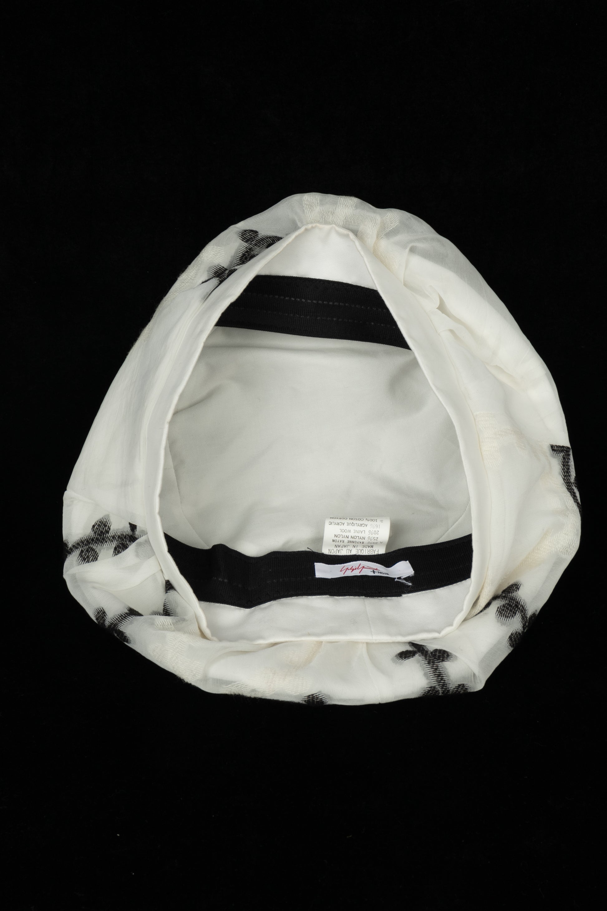 Chapeau "béret" Yohji Yamamoto