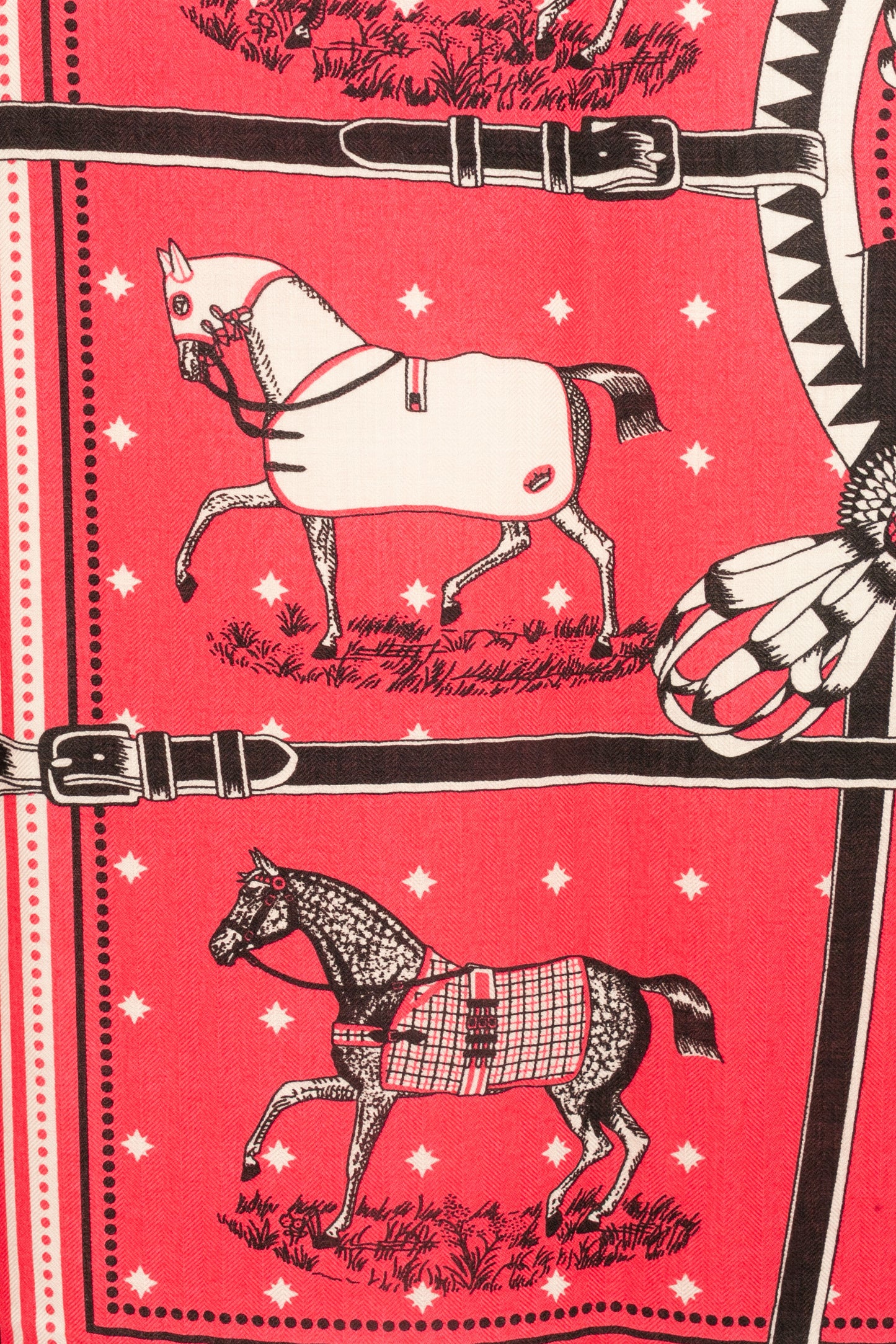 Foulard "Couvertures et tenues du jour" Hermès