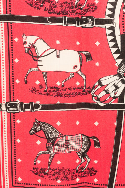 Foulard "Couvertures et tenues du jour" Hermès