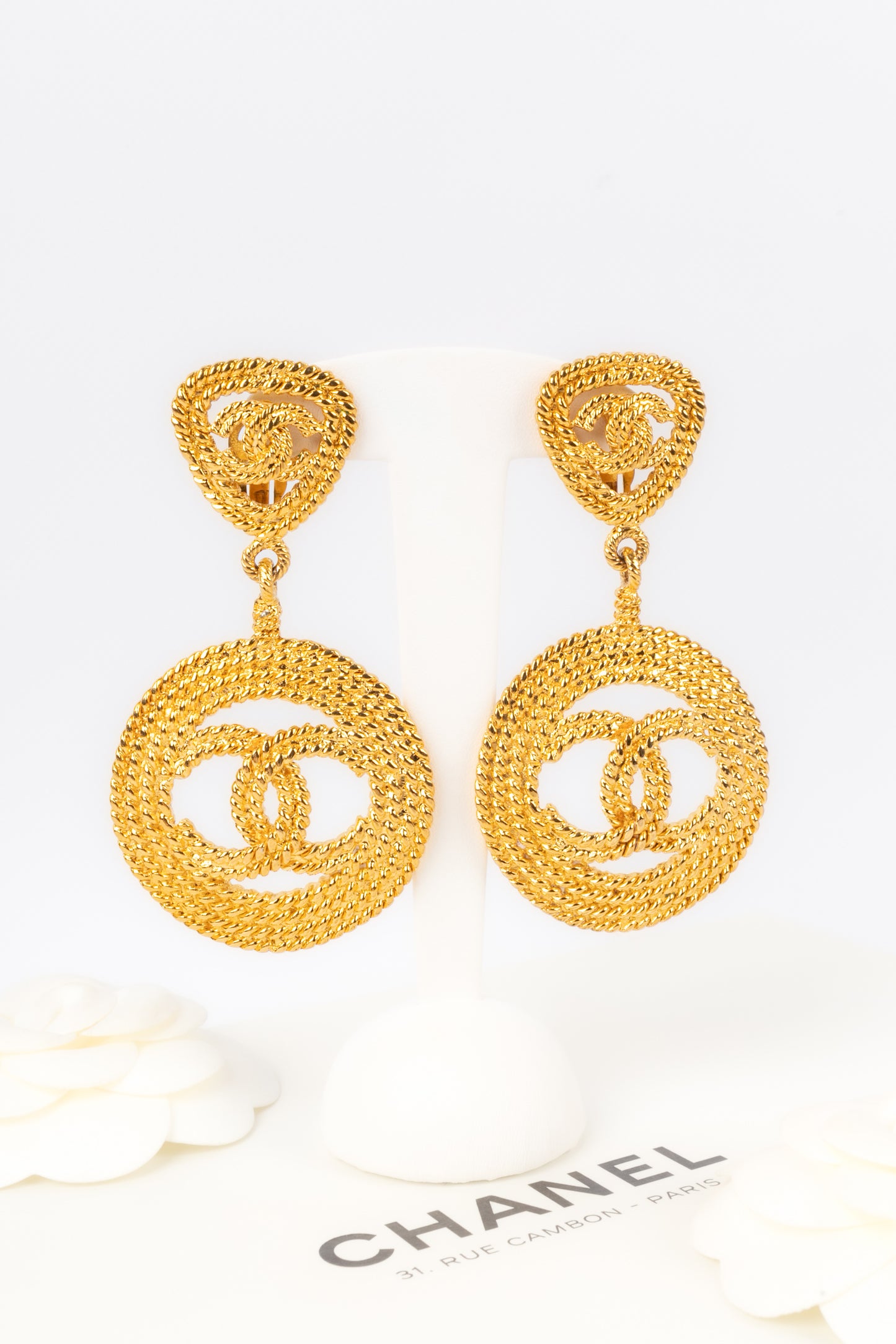 Boucles d'oreilles Chanel 1990's