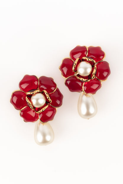 Boucles d'oreilles fleurs Augustine