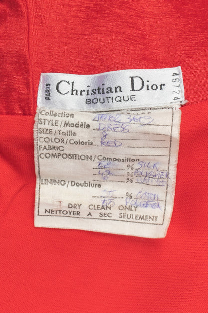 Robe rouge Christian Dior 