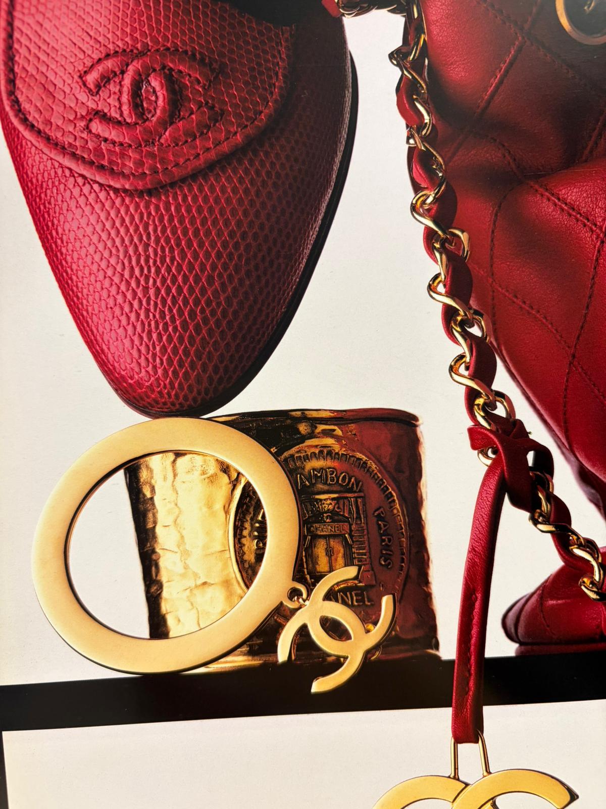 Boucles d'oreilles cc Chanel 1989-1990