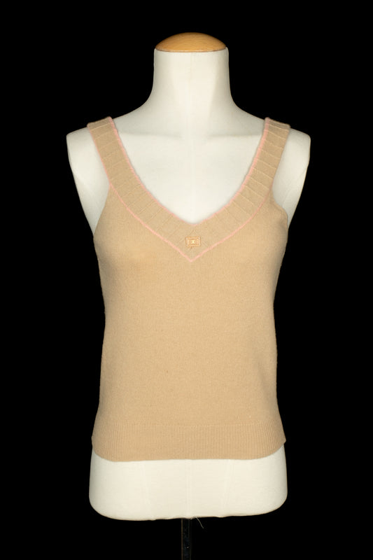 Haut en cachemire Chanel