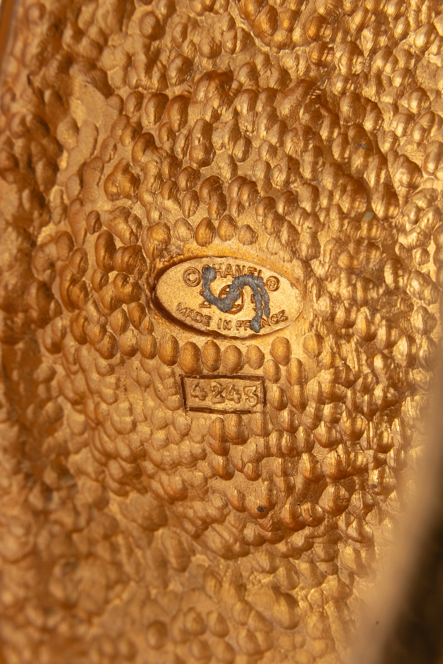 Bracelet byzantin Chanel 1980's