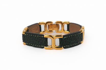 Bracelet en lézard Hermès