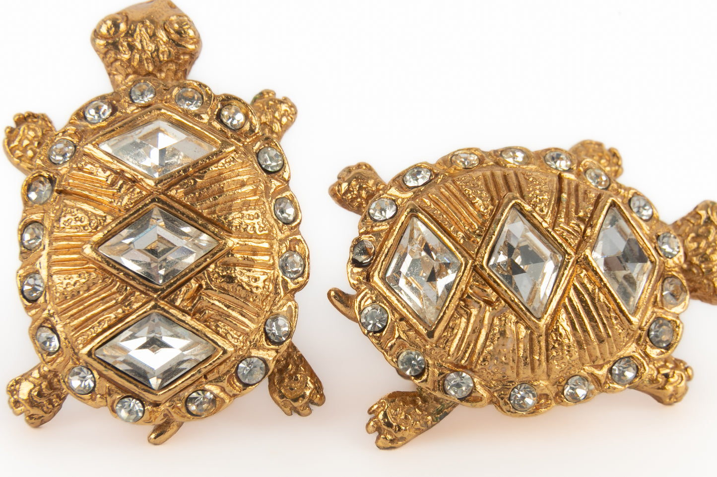Boucles d'oreilles tortues Dior
