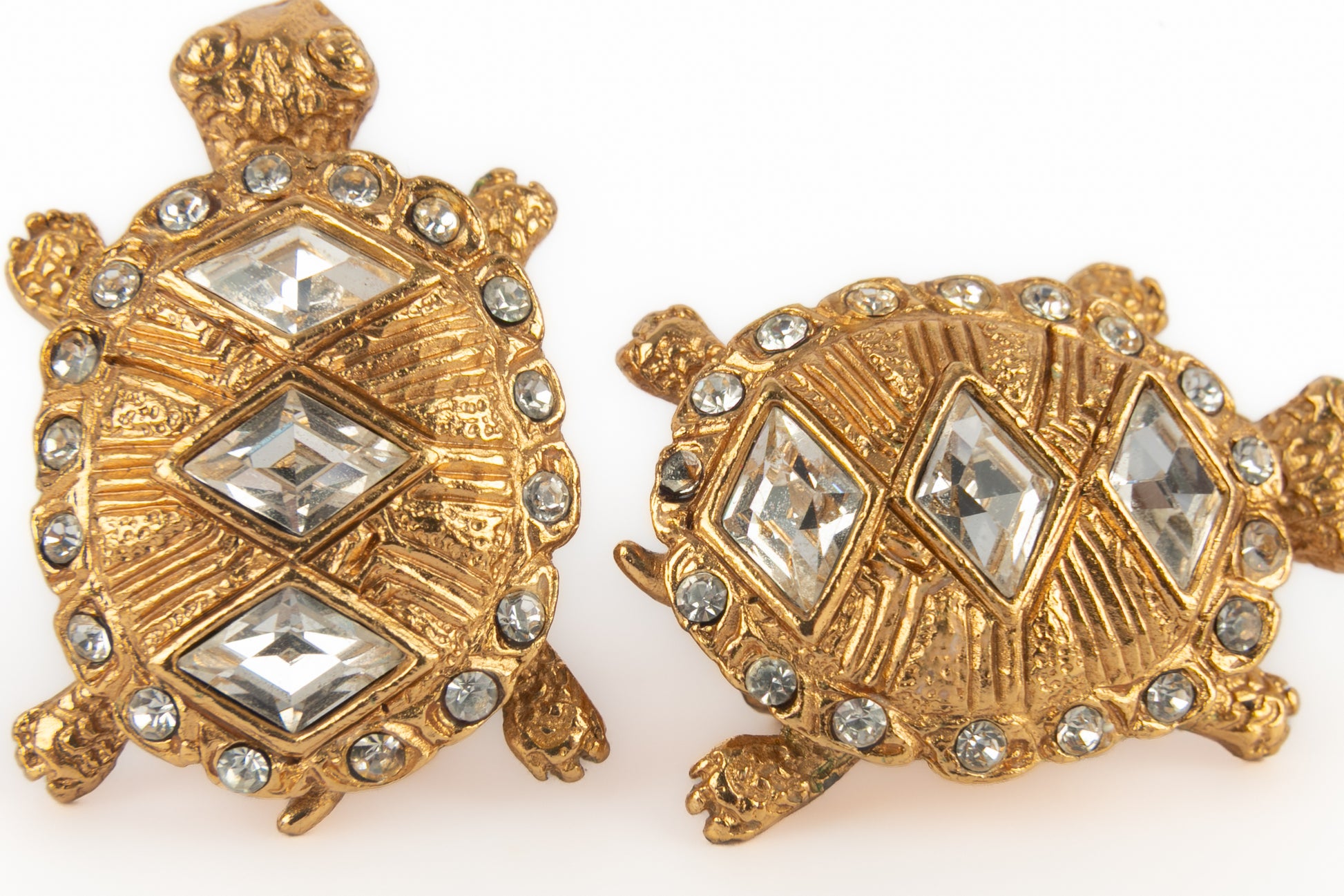 Boucles d'oreilles tortues Dior