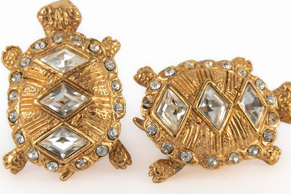 Boucles d'oreilles tortues Dior