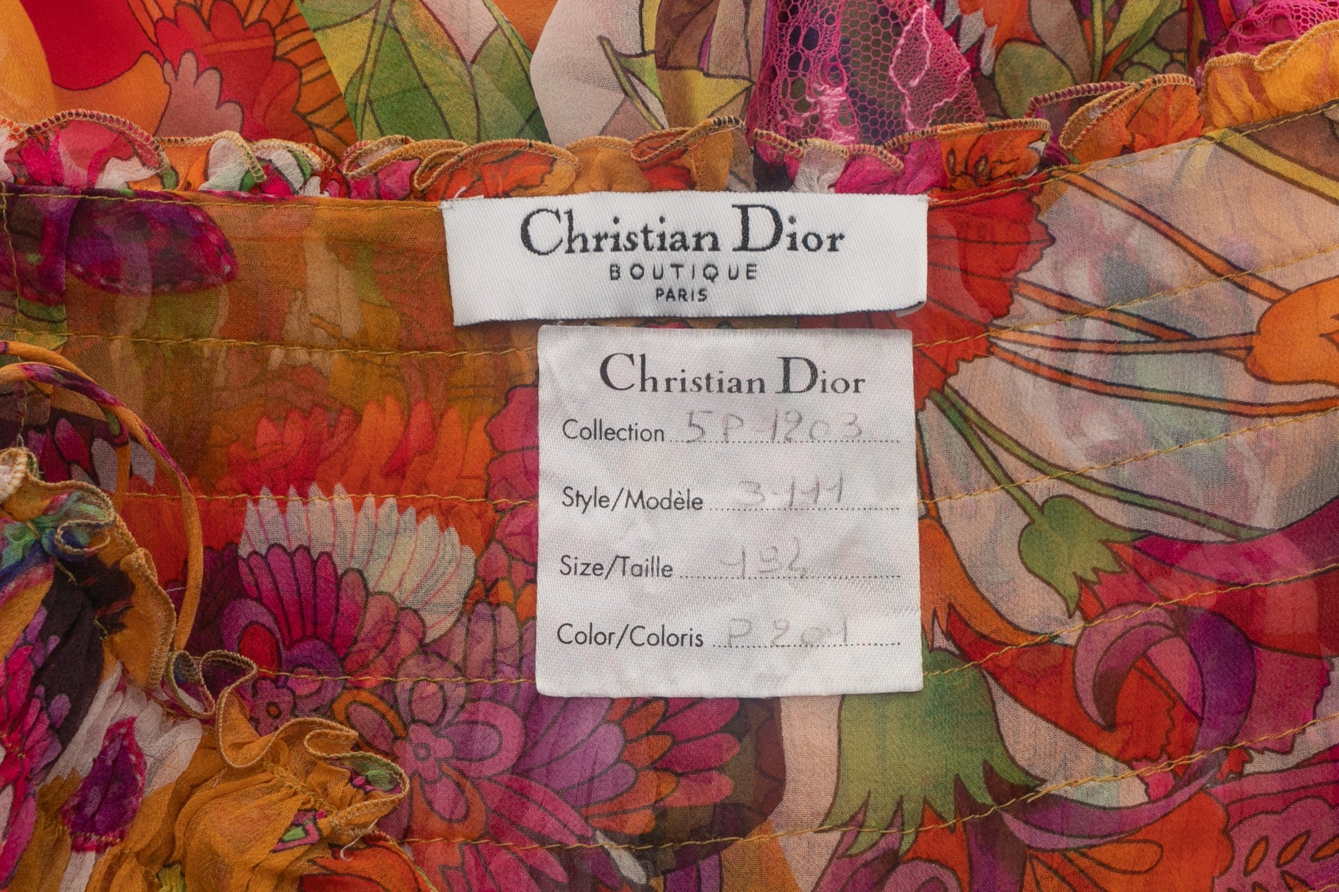 Jupe Christian Dior Eté 2005