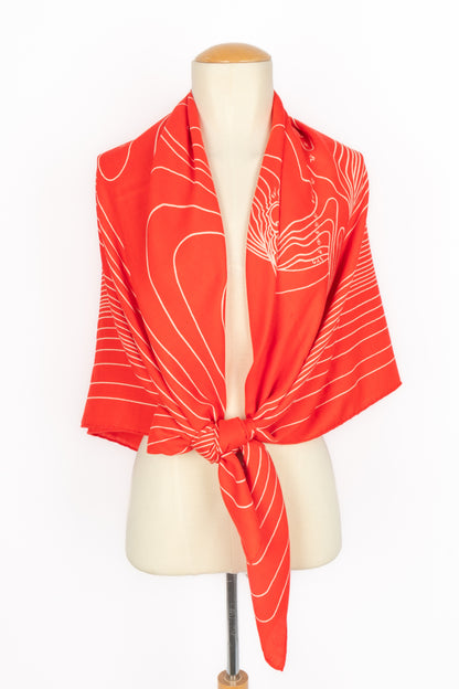 Foulard "Pégase Paysage" Hermès