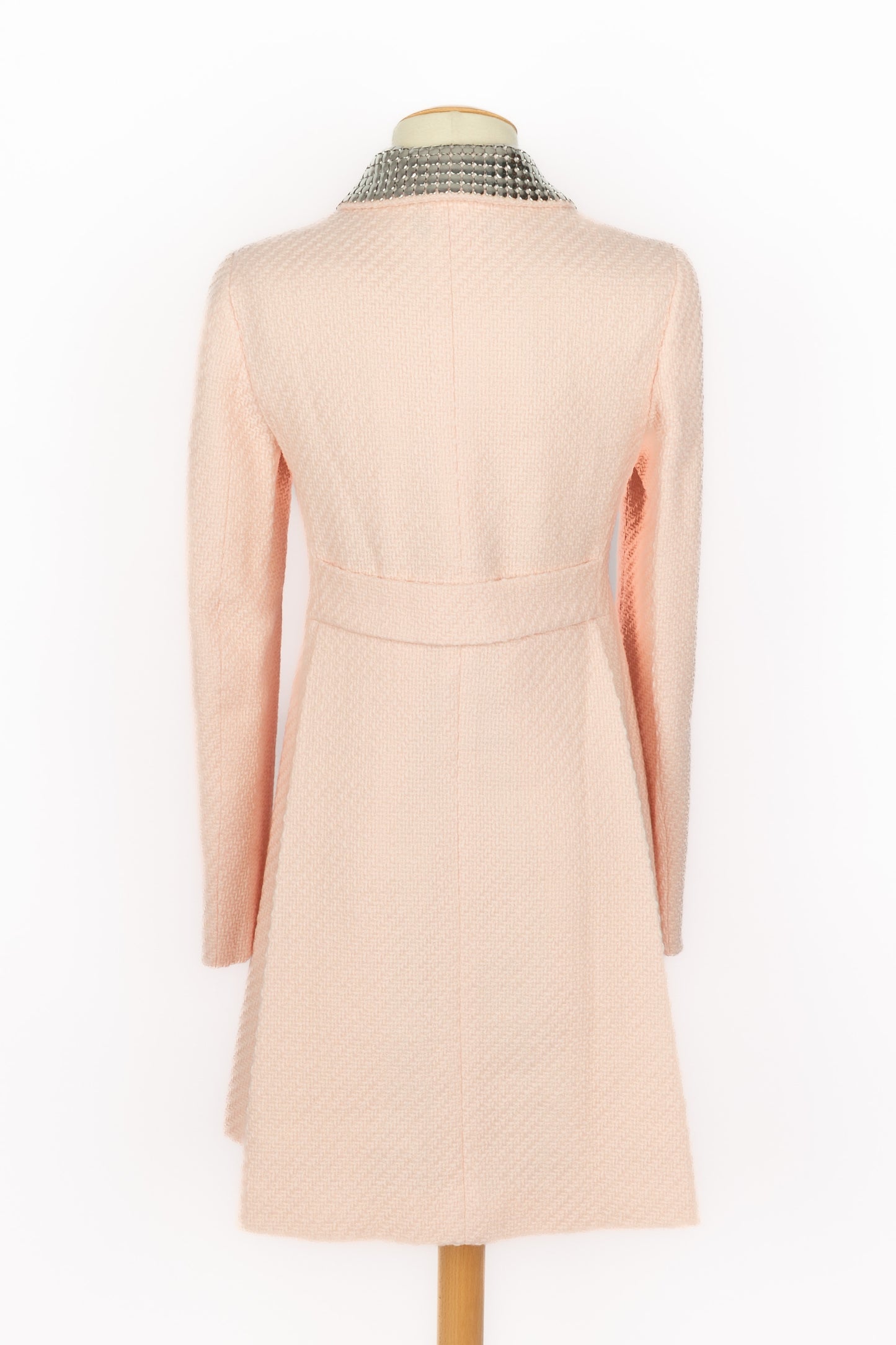 Manteau en laine rose Dior 