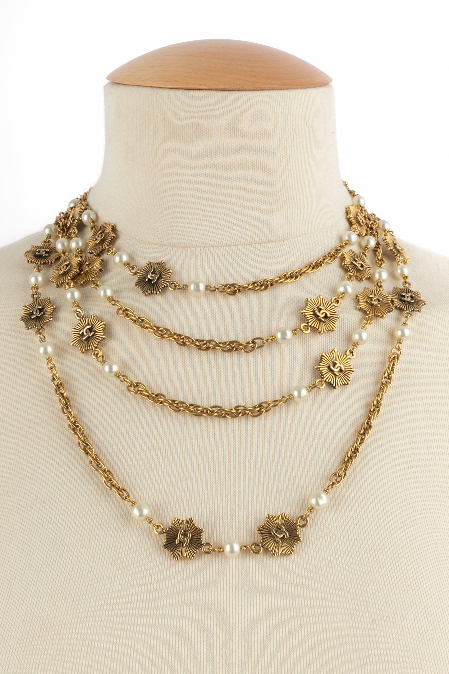 Collier "étoiles" Chanel 1980's