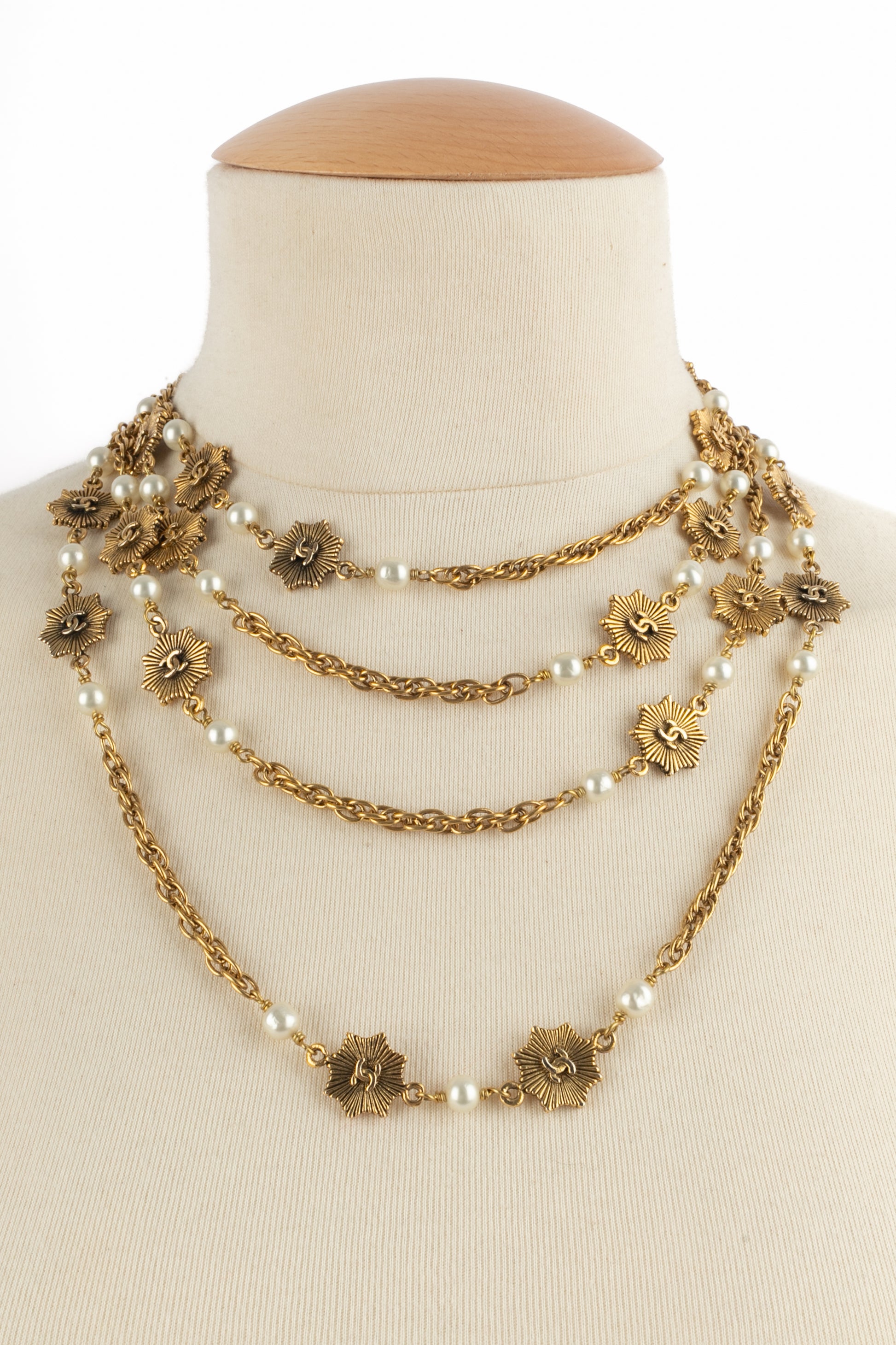 Collier "étoiles" Chanel 1980's