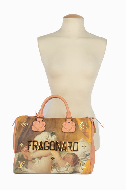 Sac "Speedy Fragonard" Louis vuitton x Jeff Koons 2017