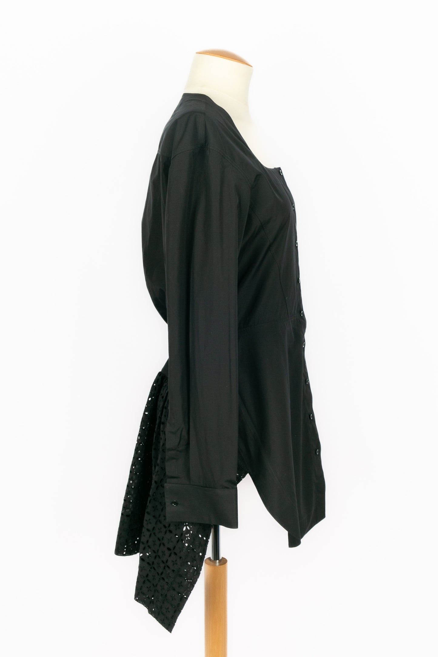 Chemise noire Alaïa