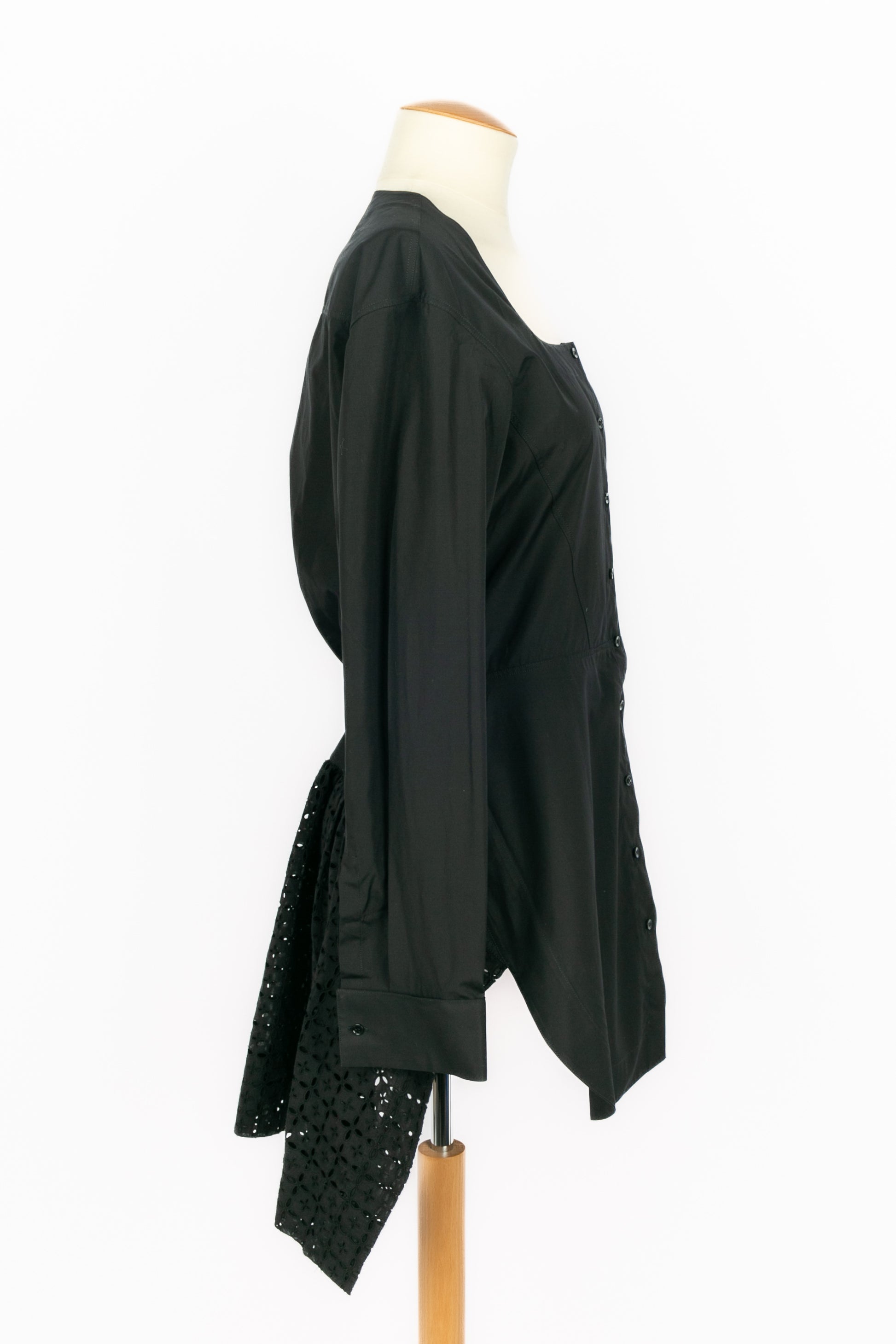 Chemise noire Alaïa