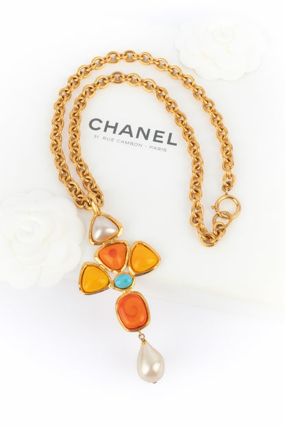 Collier pendentif Chanel Printemps 1993
