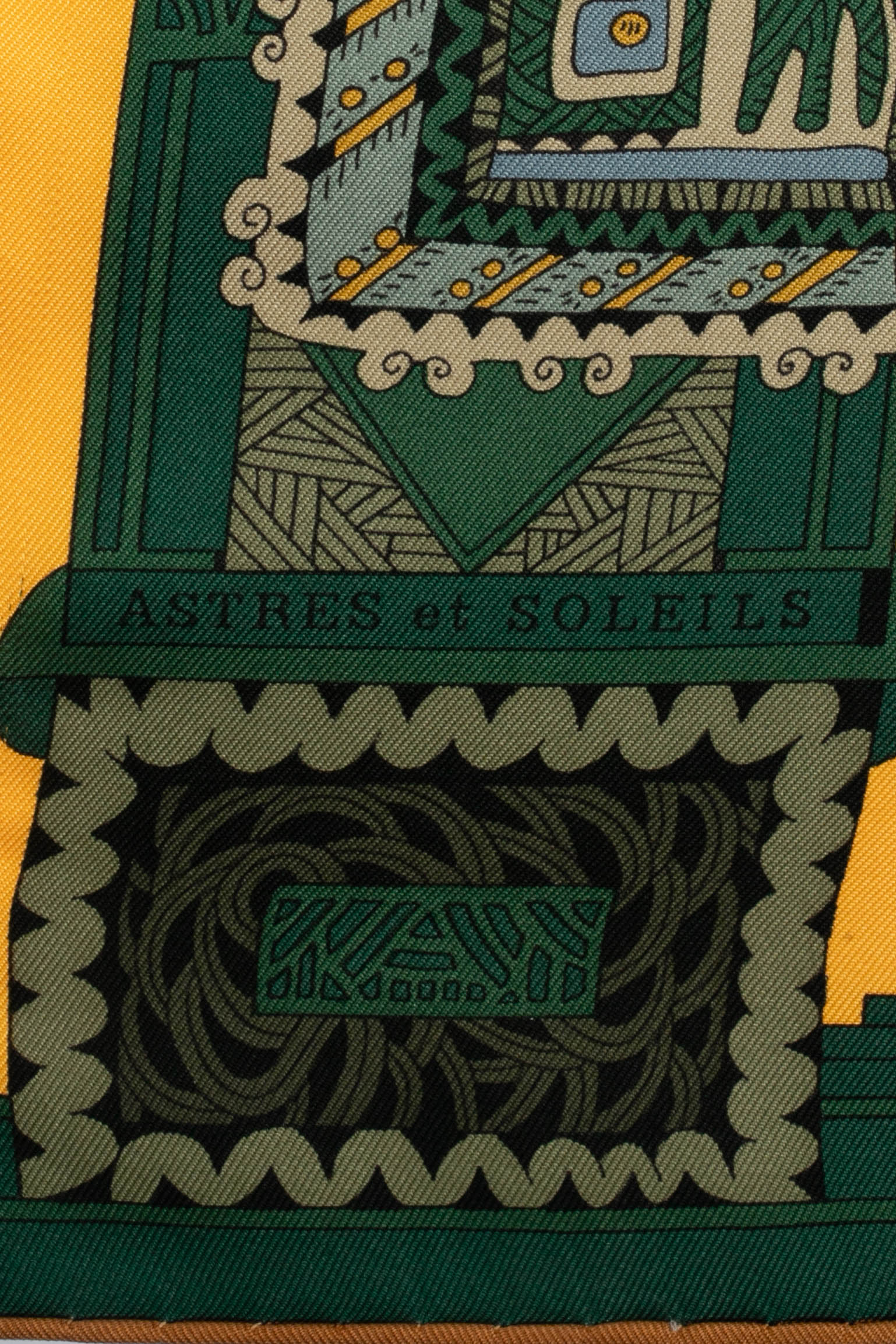 Foulard / Carré "Astres et Soleil" Hermès