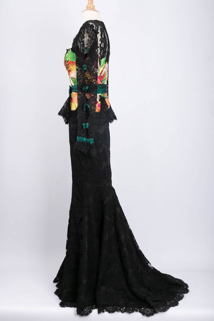 Ensemble en guipure Loris Azzaro 1996's