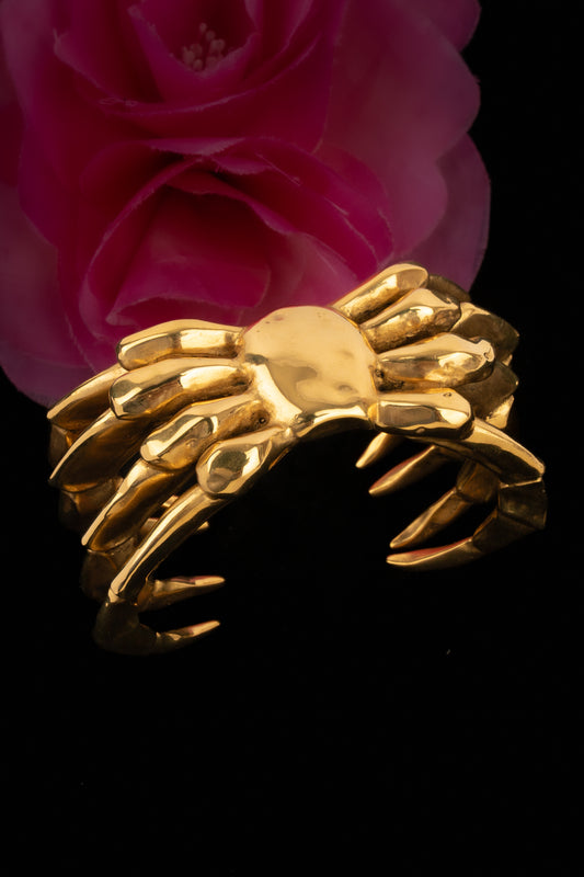 Bracelet manchette "Crabe" Saint Laurent