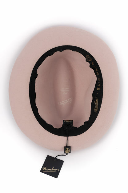 Chapeau borsalino rose Elie Saab