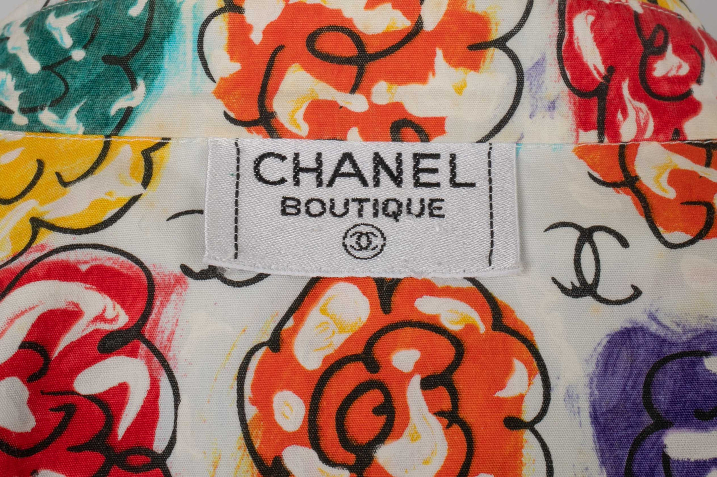 Chemise à fleurs Chanel