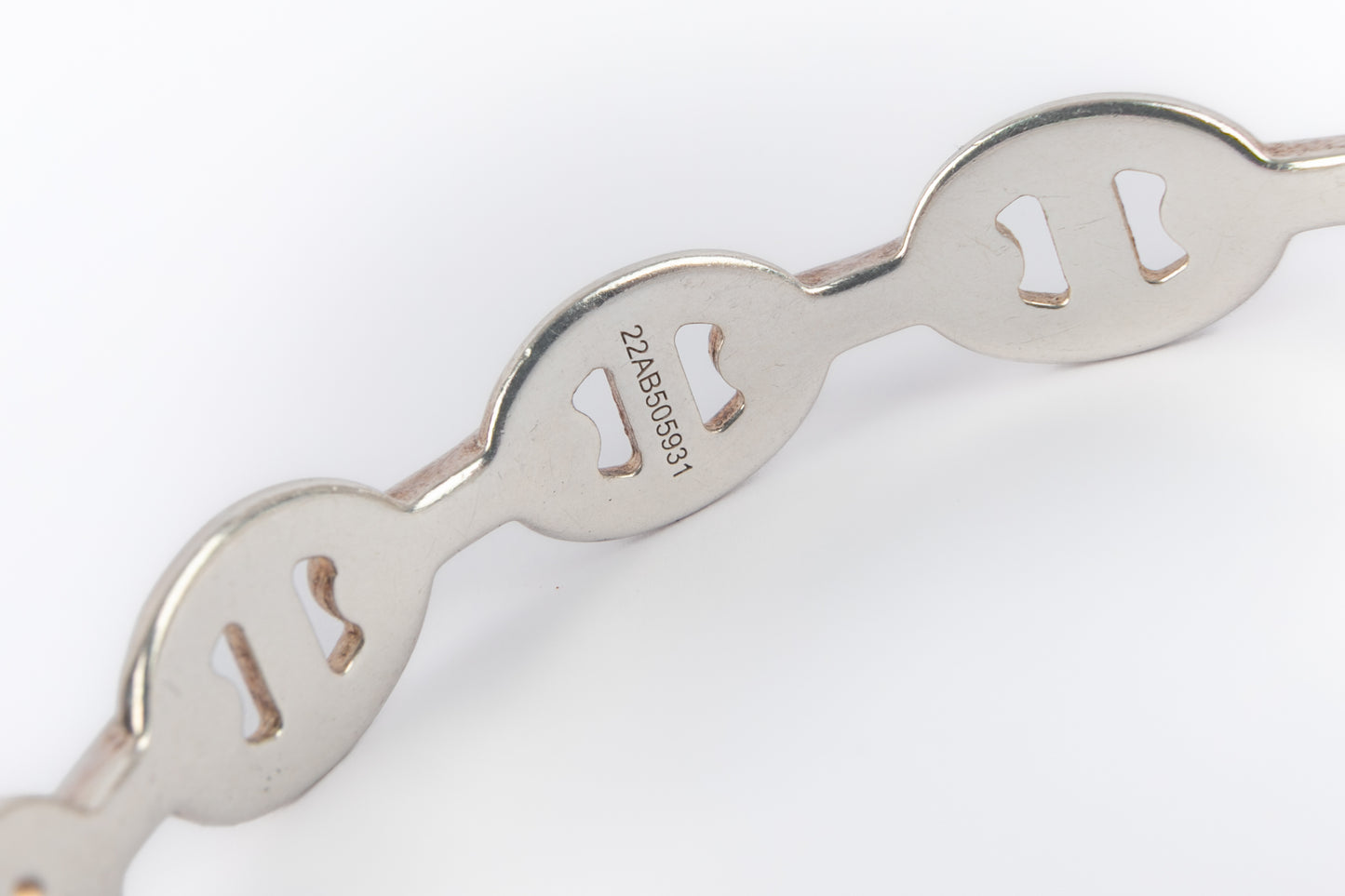 Bracelet "chaîne d'ancre enchainée" Hermes