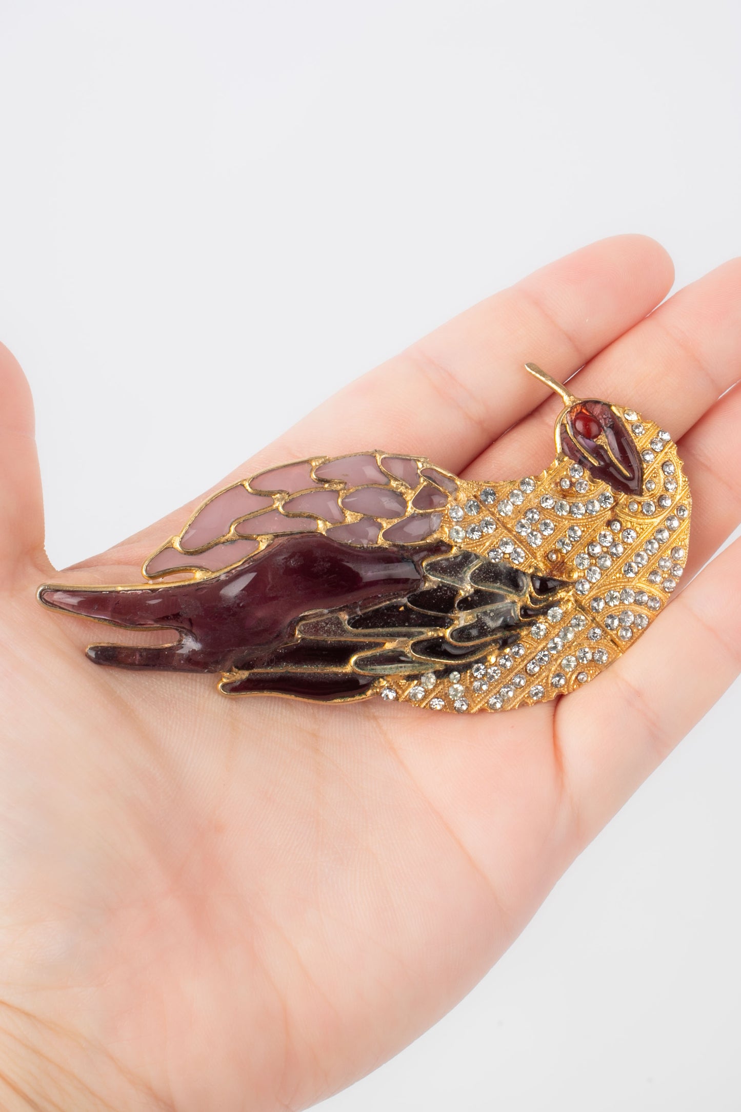 Broche "oiseau" vintage