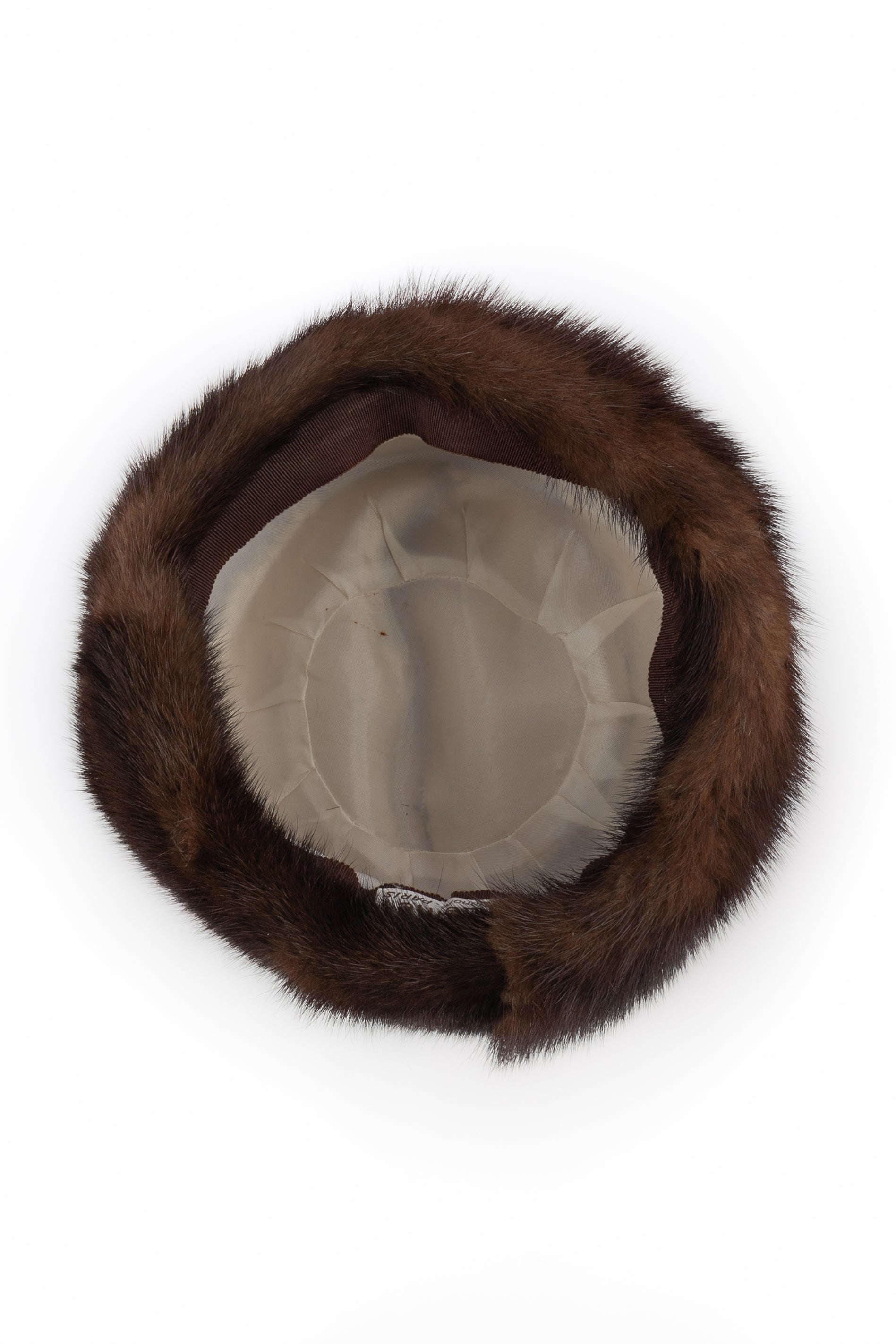 Chapeau toque en vison