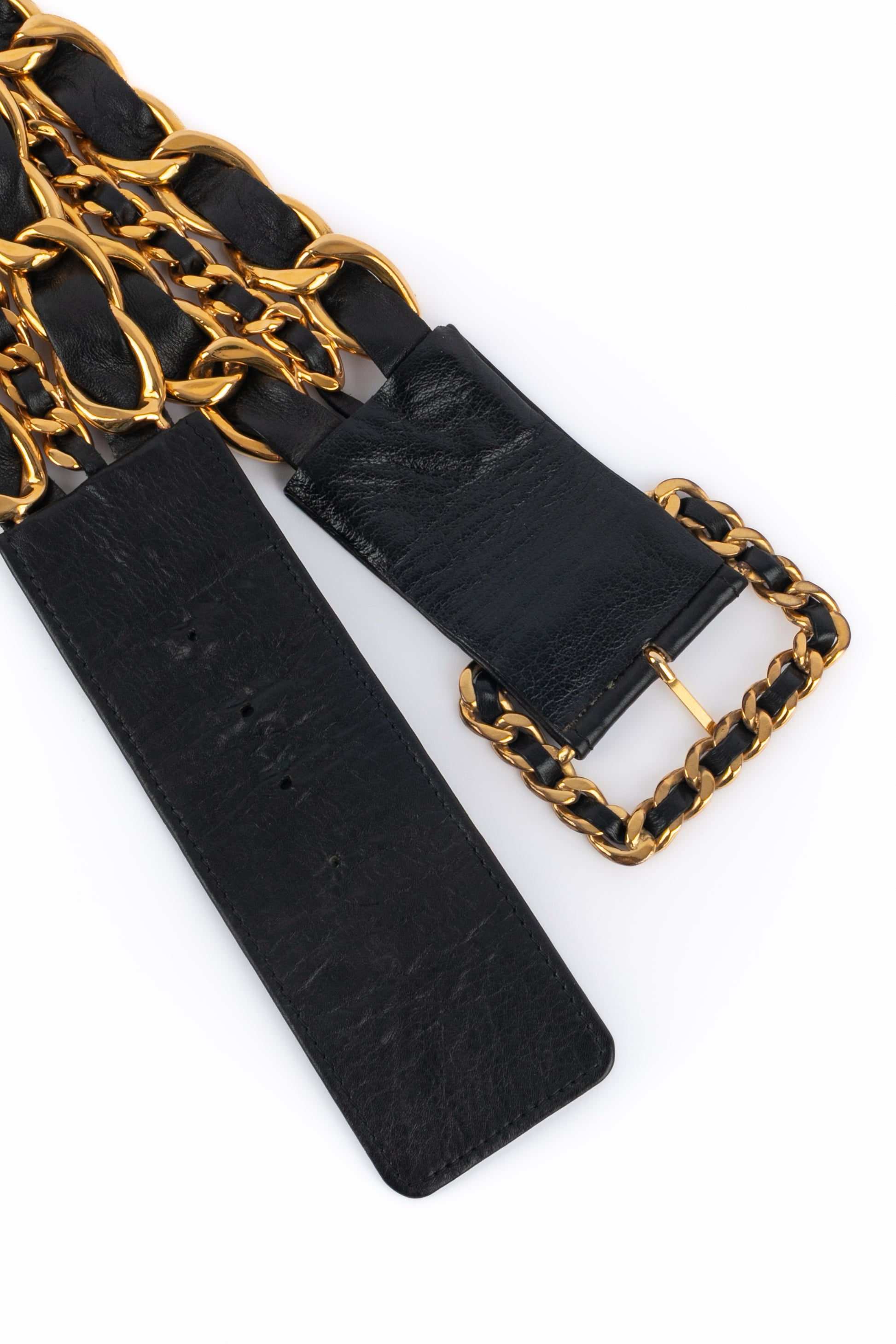 Ceinture en cuir Chanel 1991