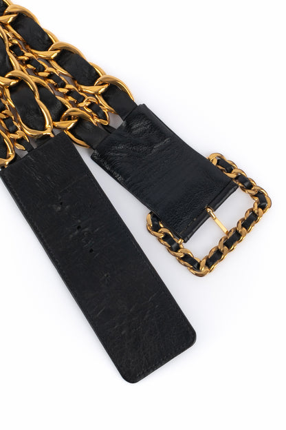 Ceinture en cuir Chanel 1991