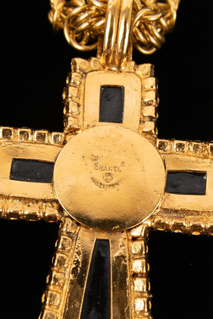 Collier "croix" Chanel Haute Couture