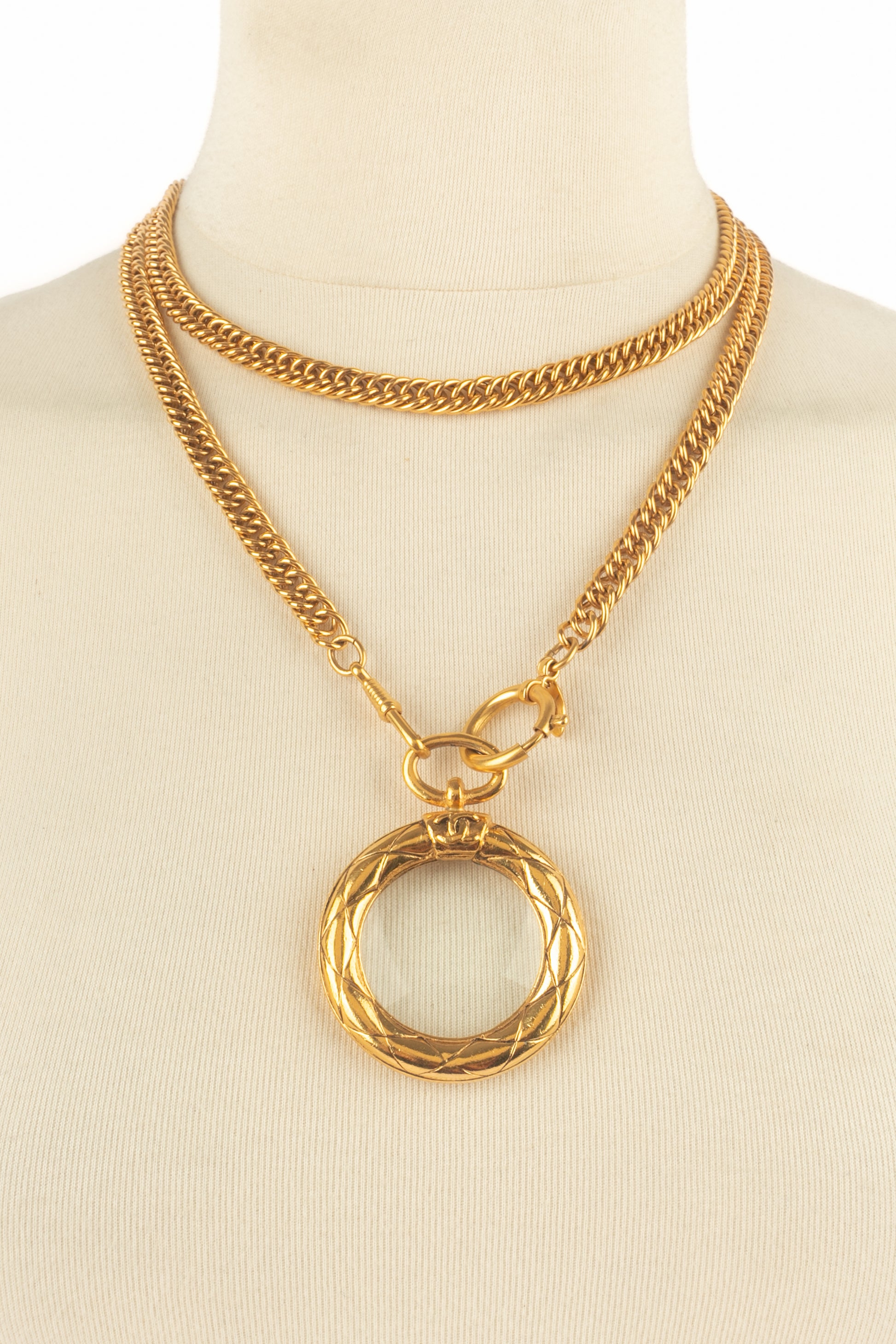 Collier loupe Chanel 1980's