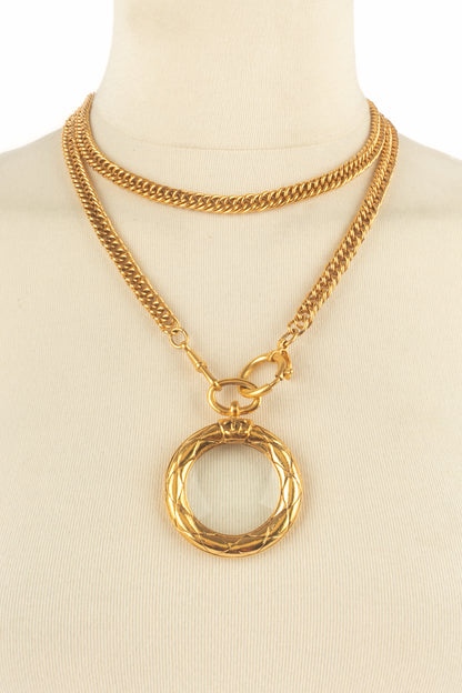 Collier loupe Chanel 1980's