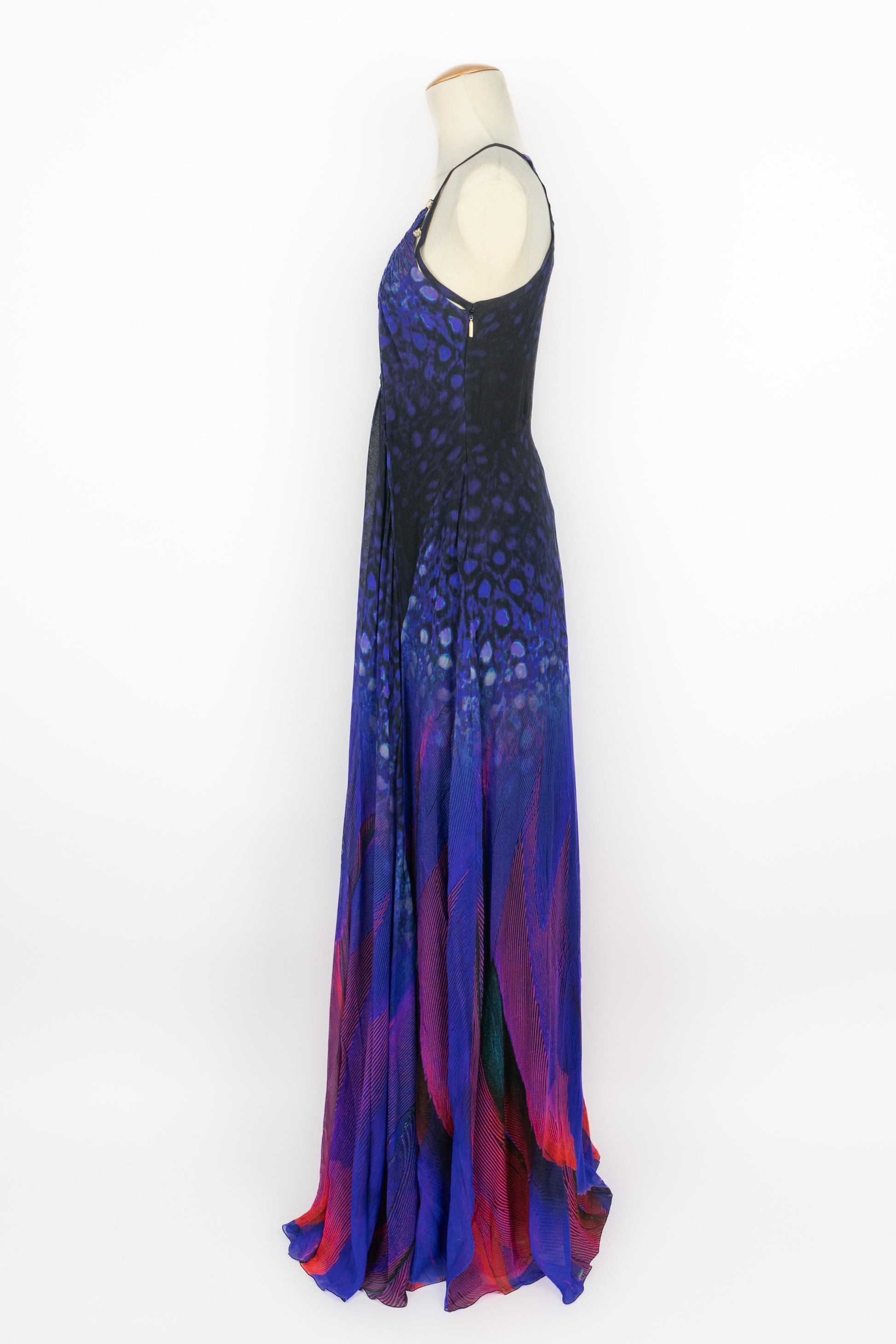 Robe en soie Cavalli