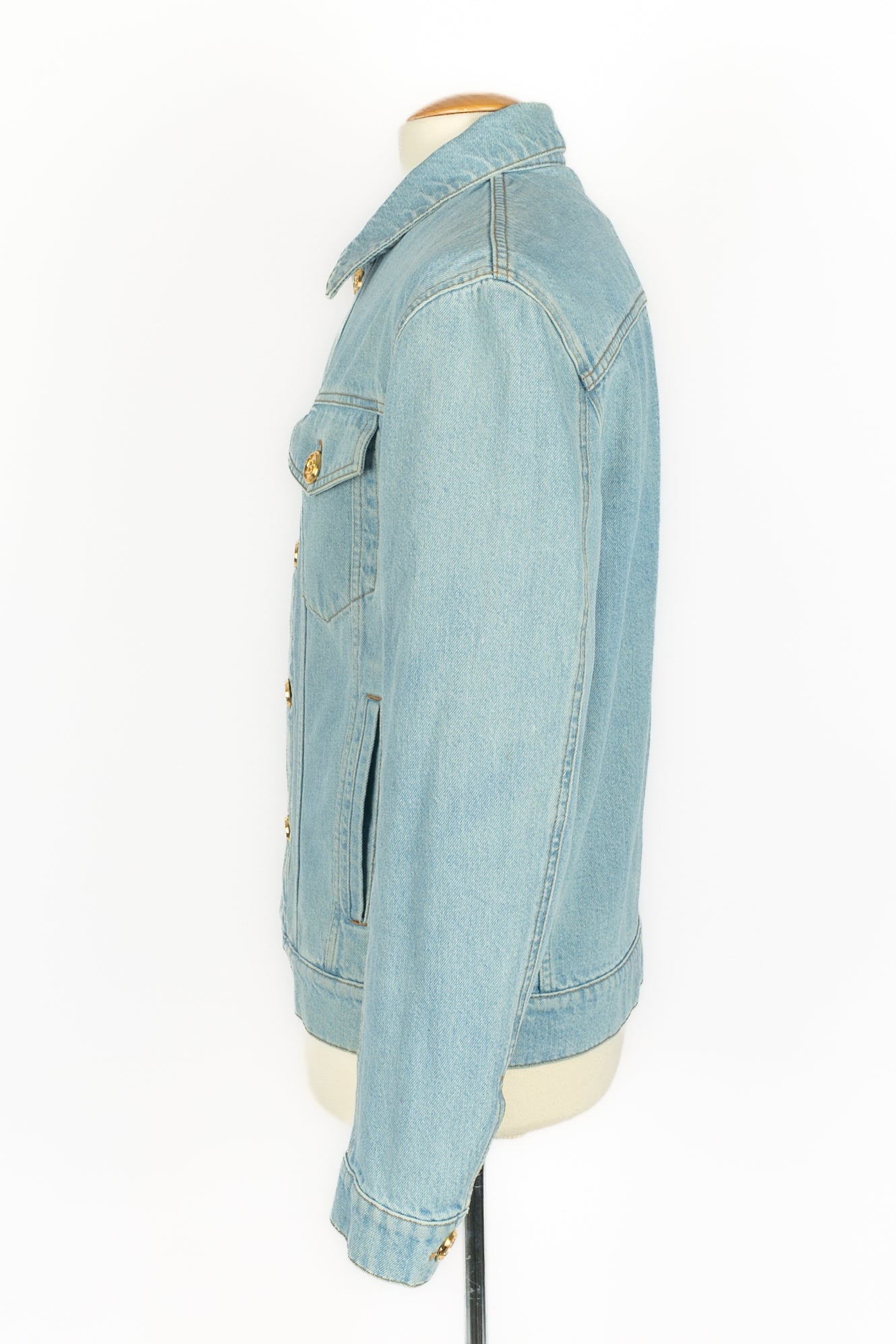 Veste en jean Balmain