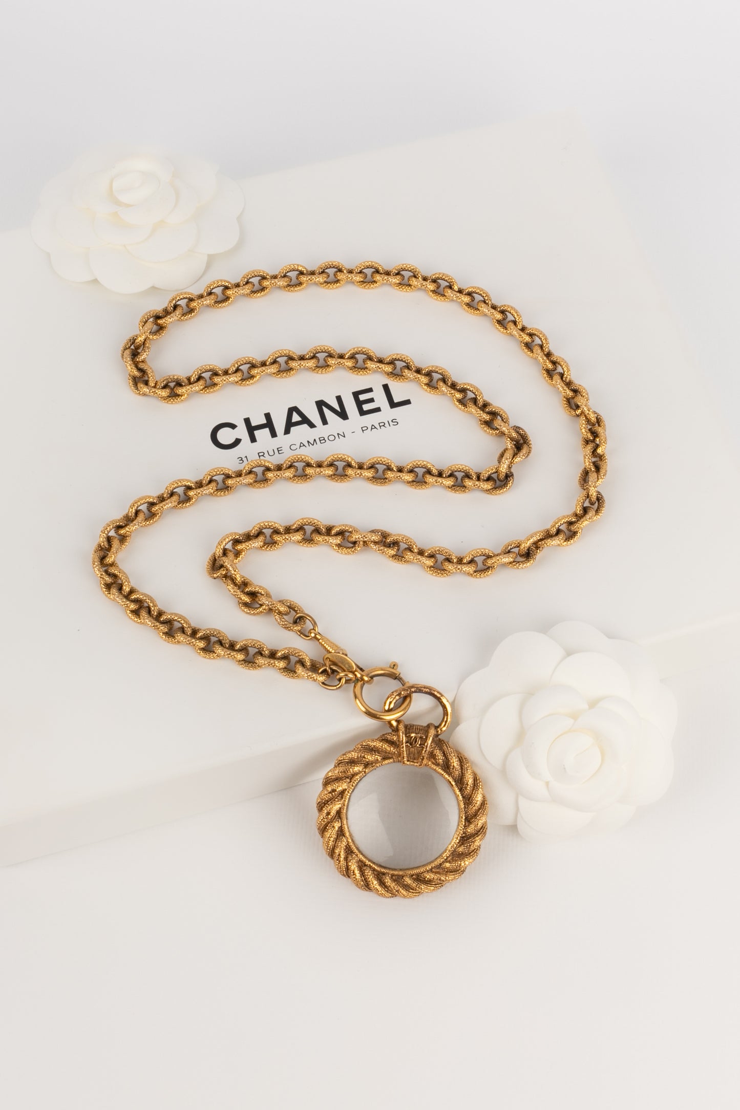 Collier loupe Chanel 1990's