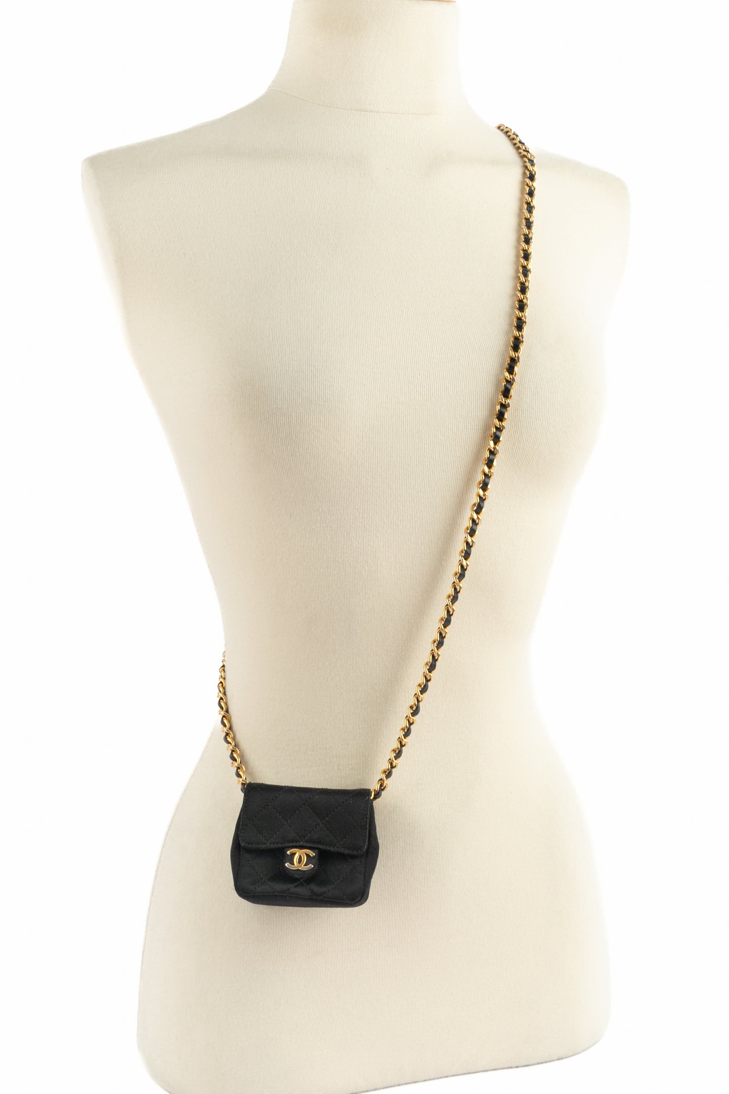 Sac "Classique Micro" Chanel collection 1989/1991