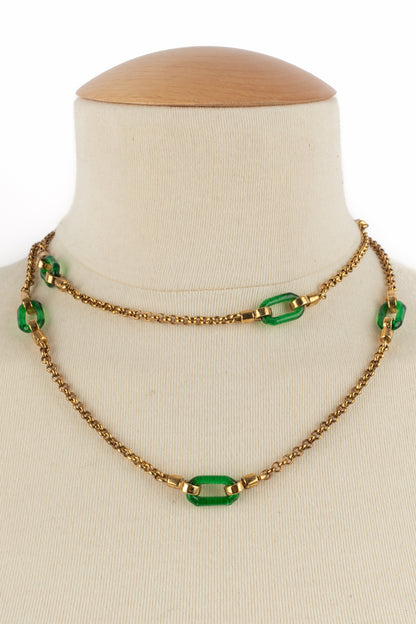 Collier fin Chanel 1980's