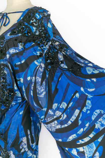 Robe bleue Emilio Pucci