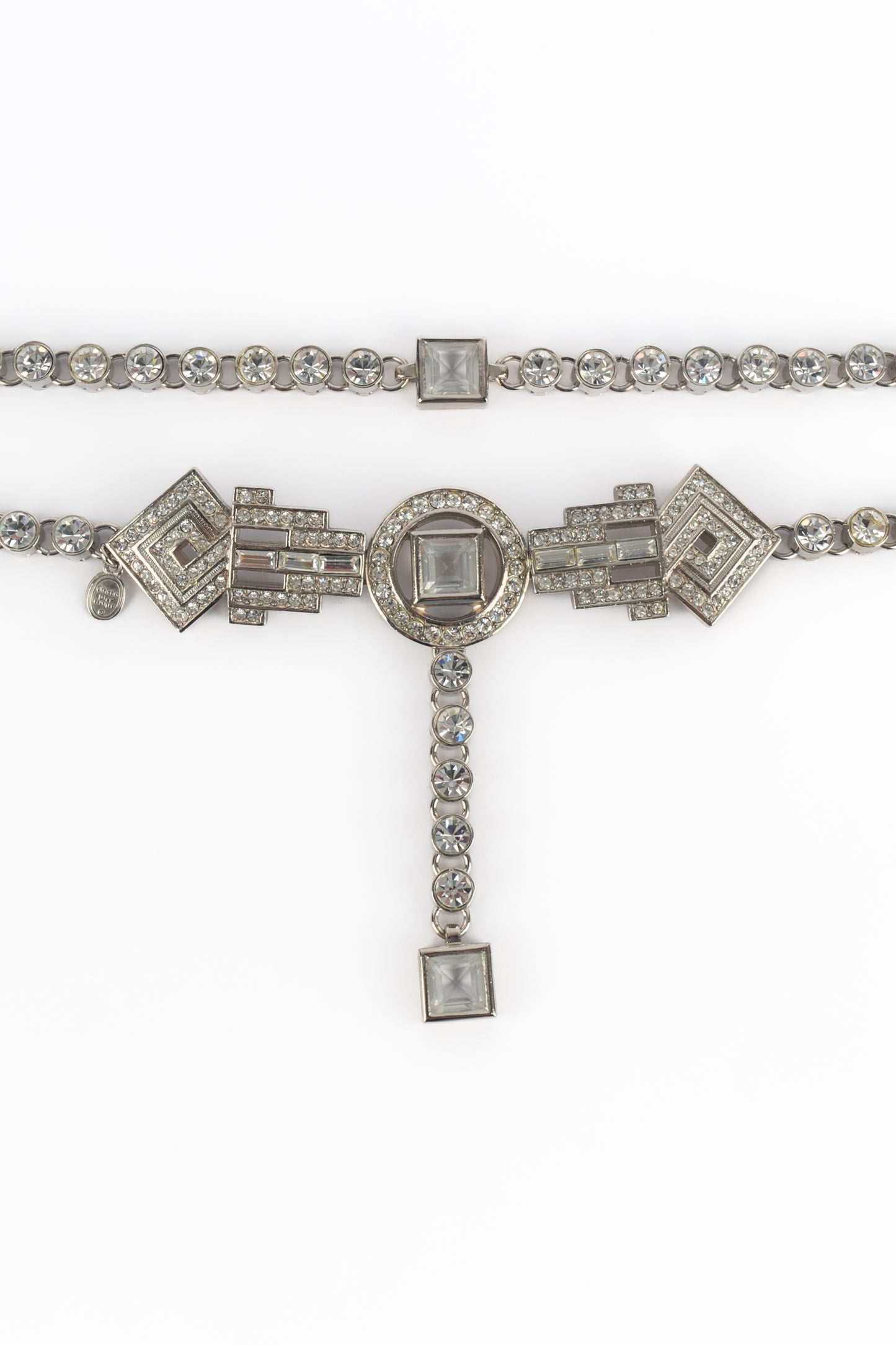 Ceinture argentée Dior 