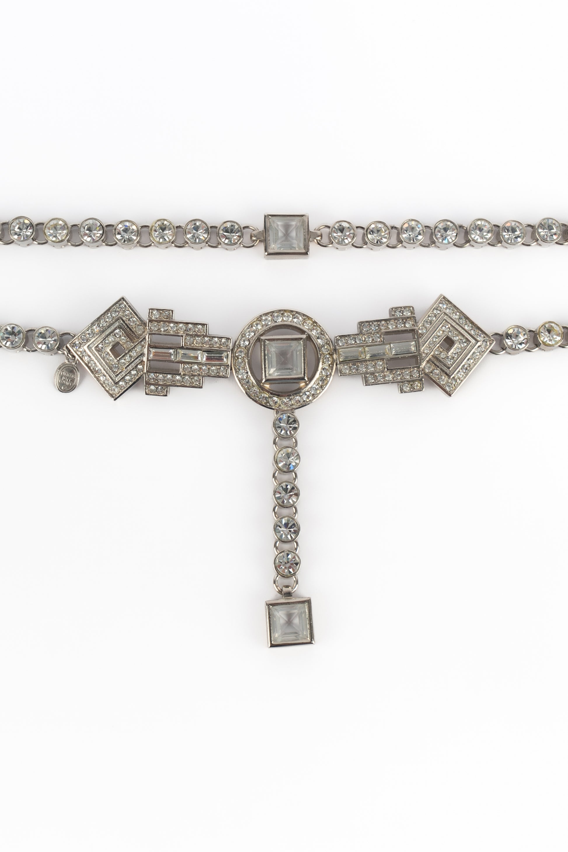 Ceinture argentée Dior 