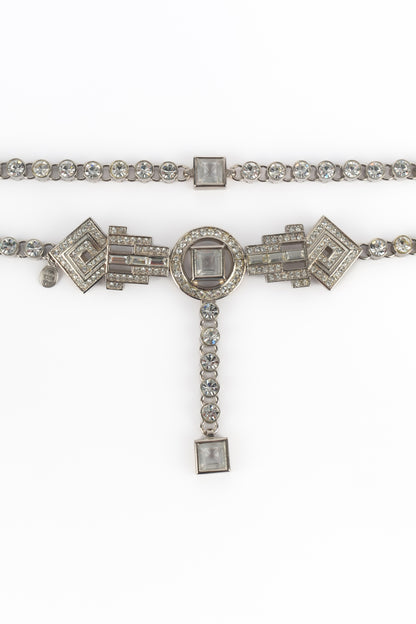 Ceinture argentée Dior 